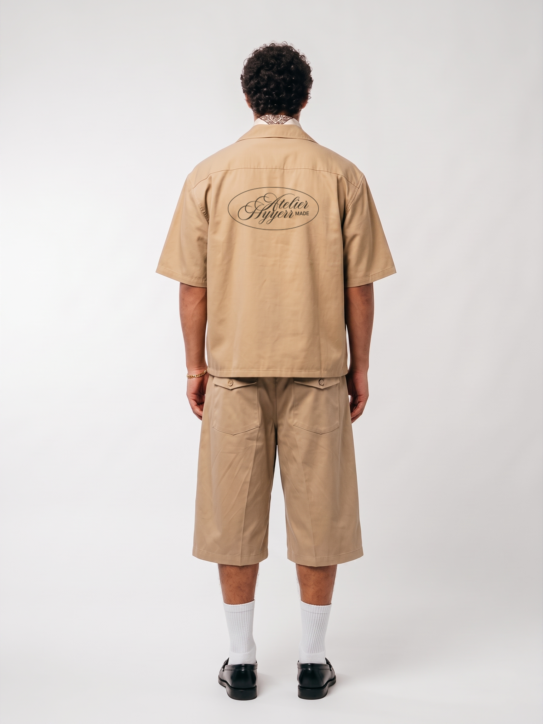 ATELIER HYYERR MADE WORK SHIRT - BEIGE