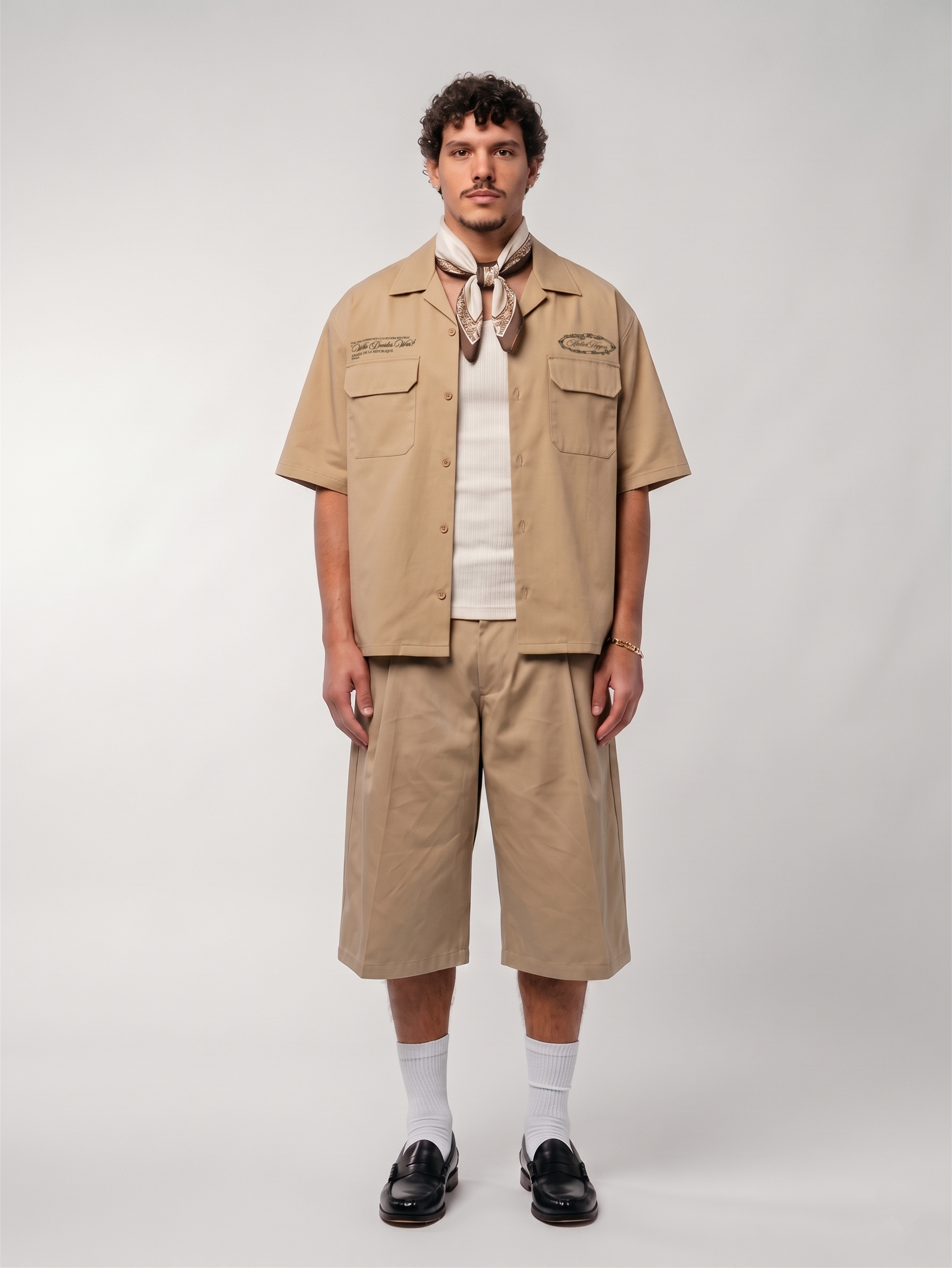 ATELIER HYYERR MADE WORK SHIRT - BEIGE