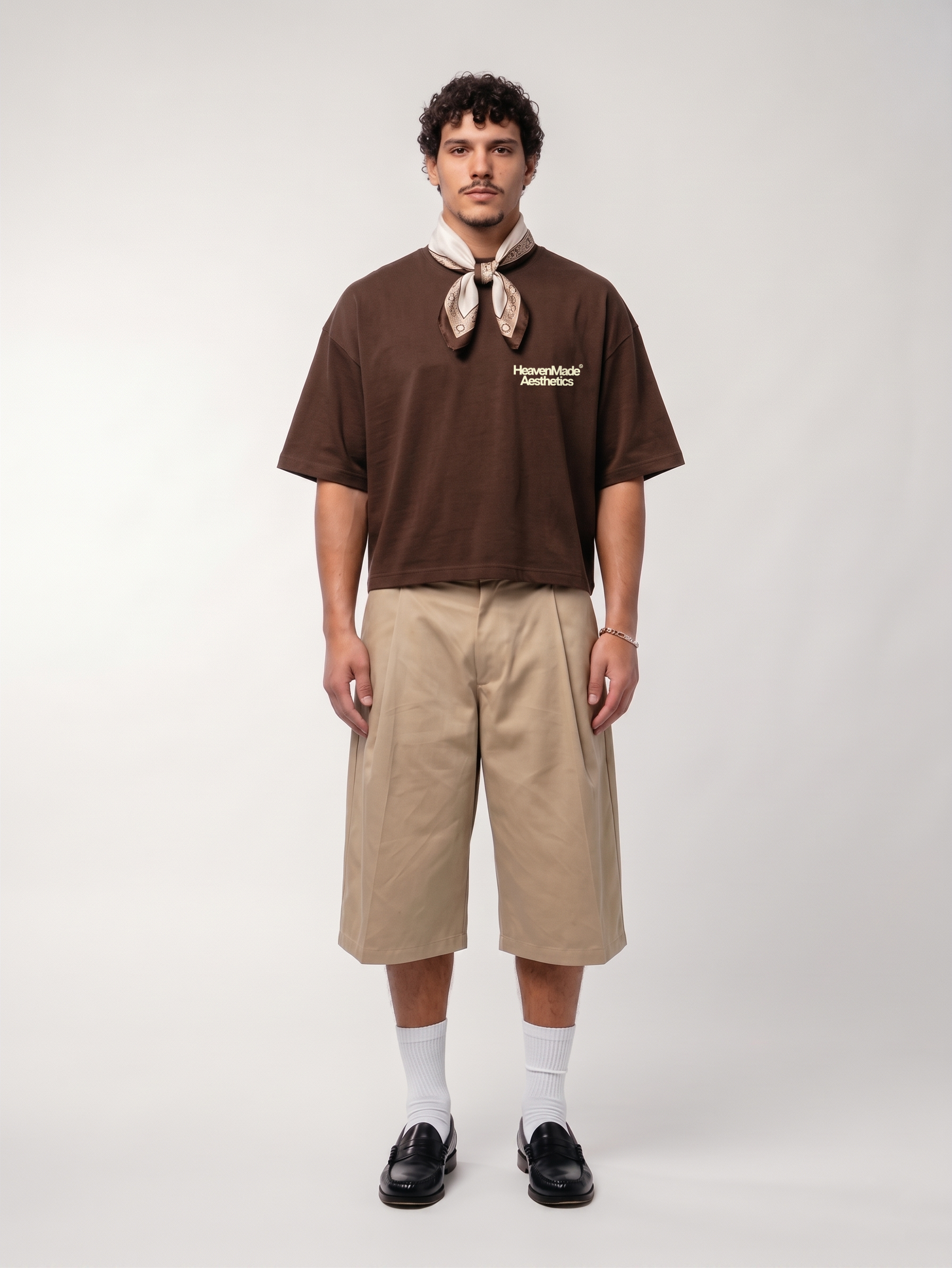 HEAVEN MADE TEE - BROWN