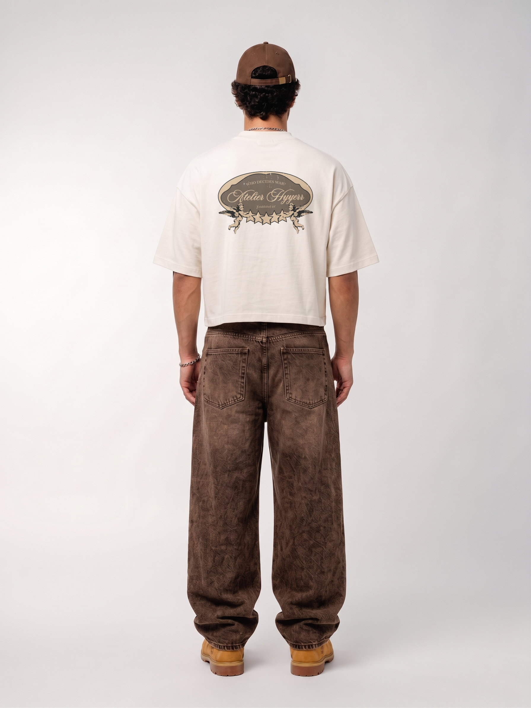 PEACE KEEPERS TEE - CREAM