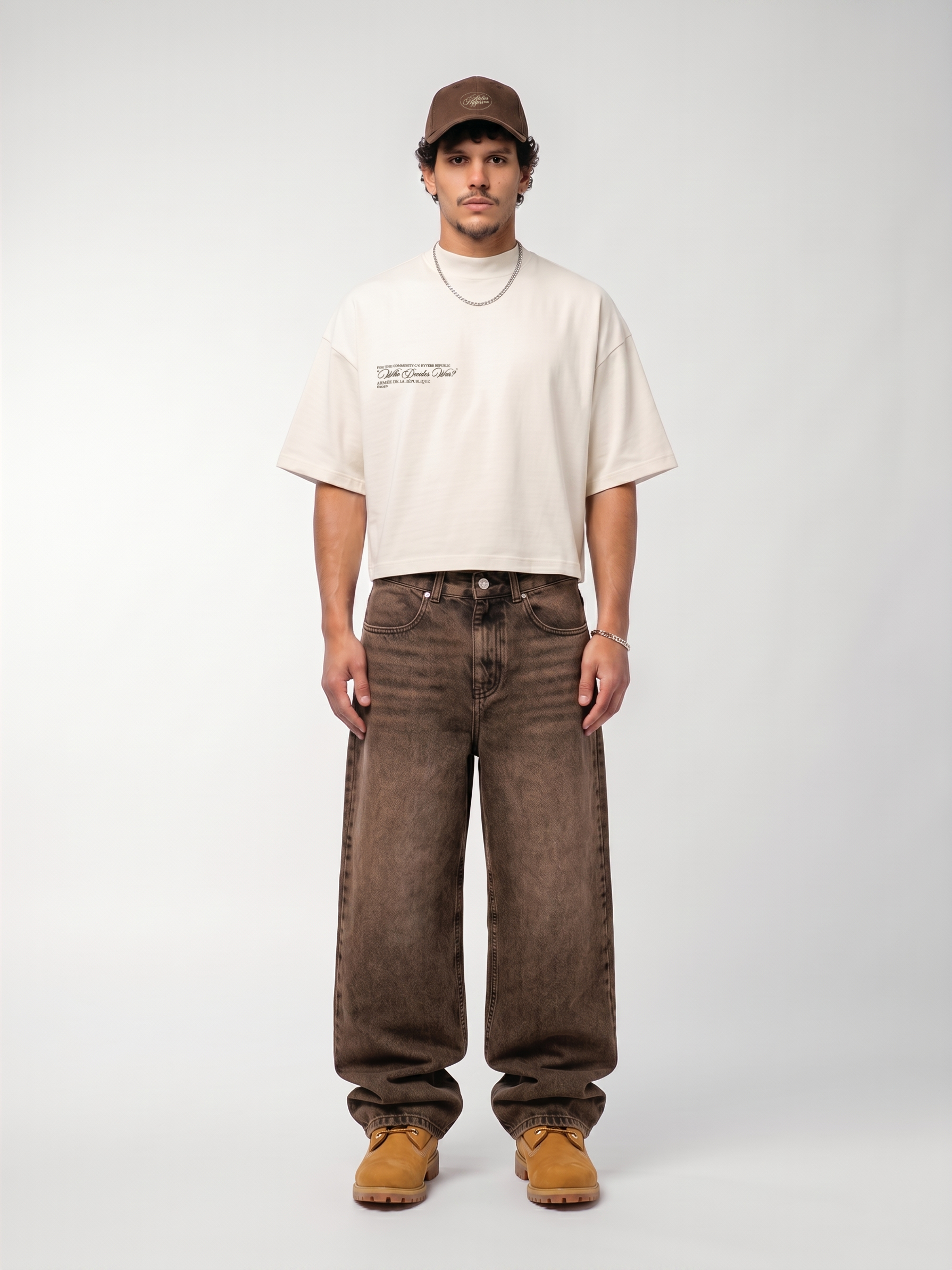 PEACE KEEPERS TEE - CREAM