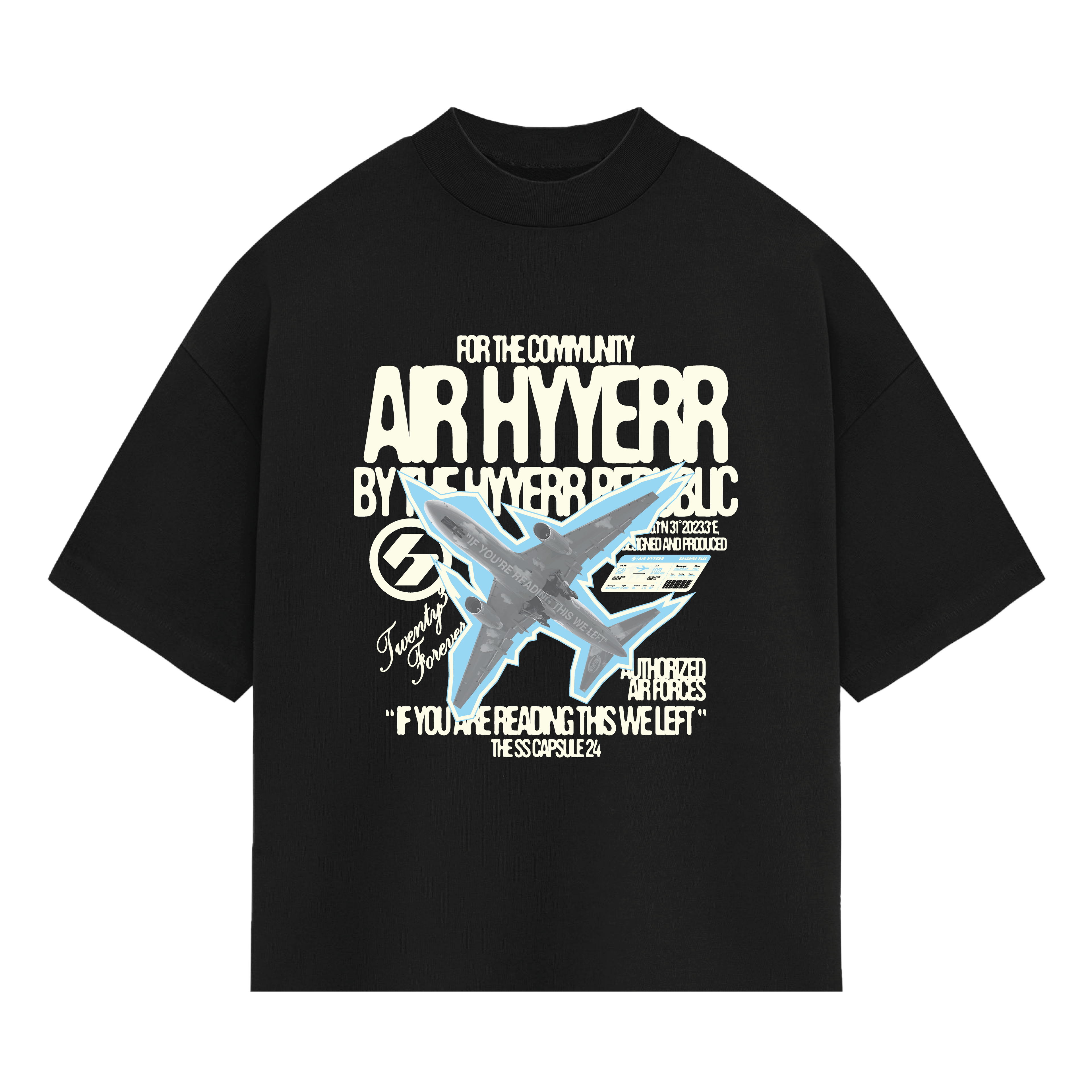 AIR HYYERR TEE - BLACK
