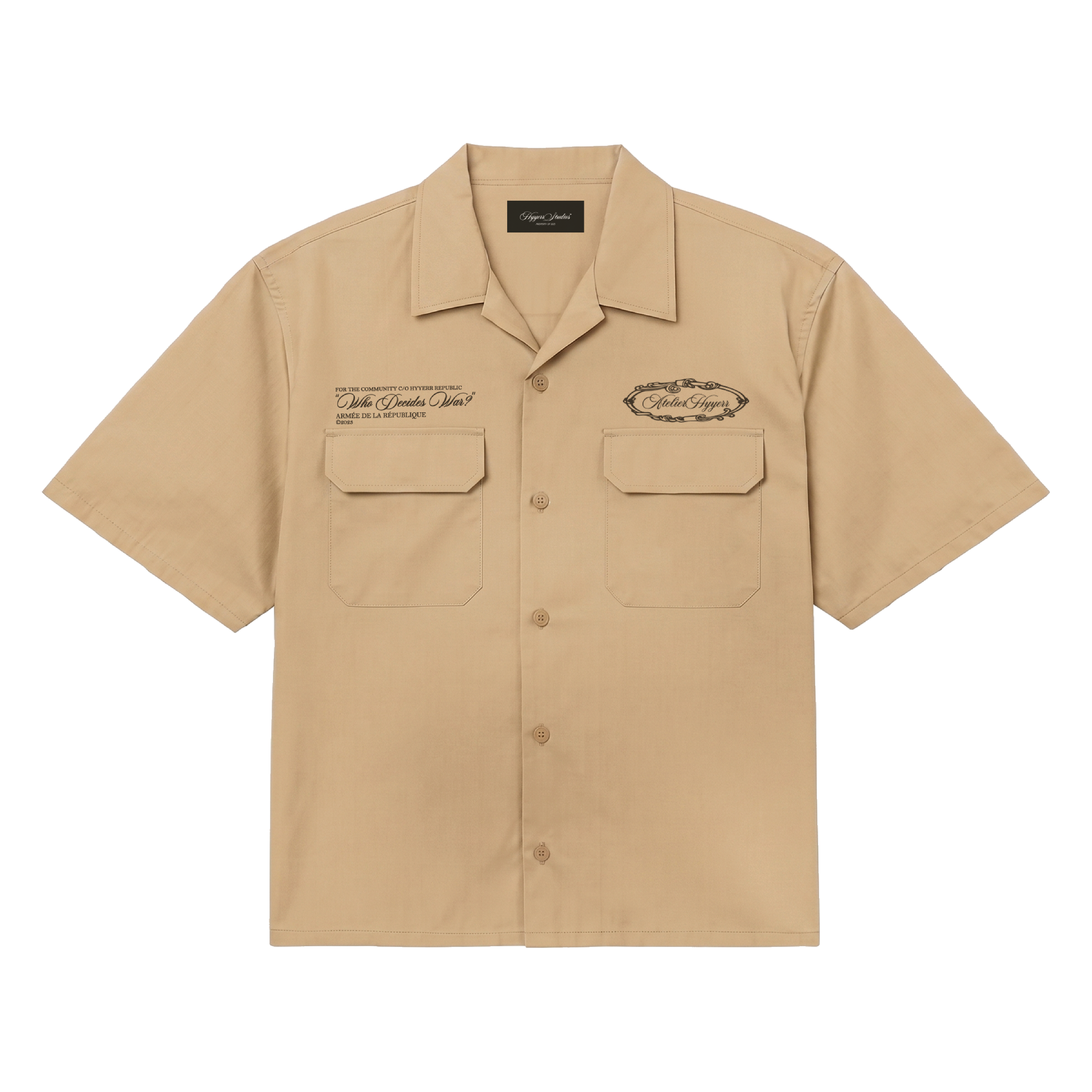 ATELIER HYYERR MADE WORK SHIRT - BEIGE