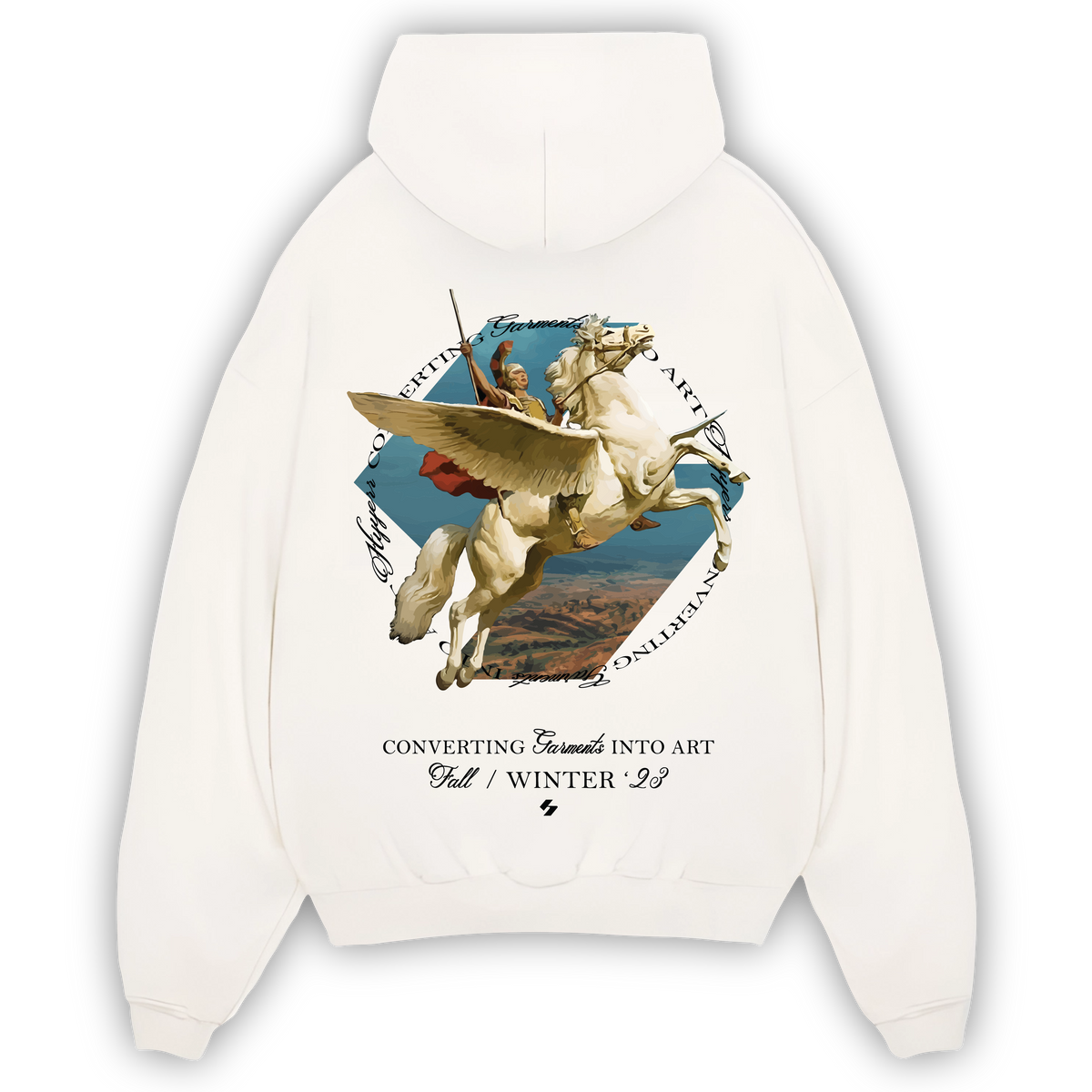 BELLEROPHON HOODIE - OFF WHITE