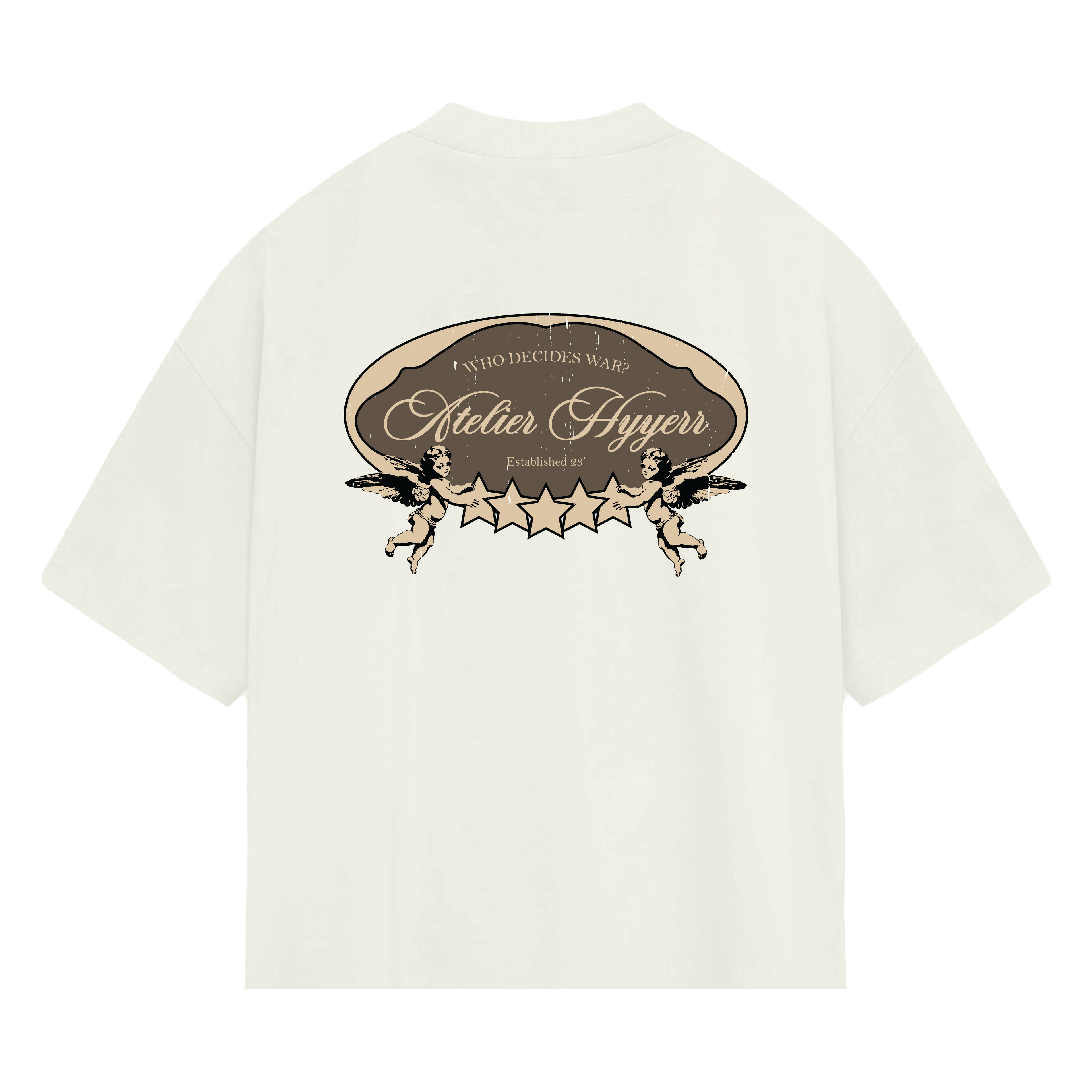 PEACE KEEPERS TEE - CREAM