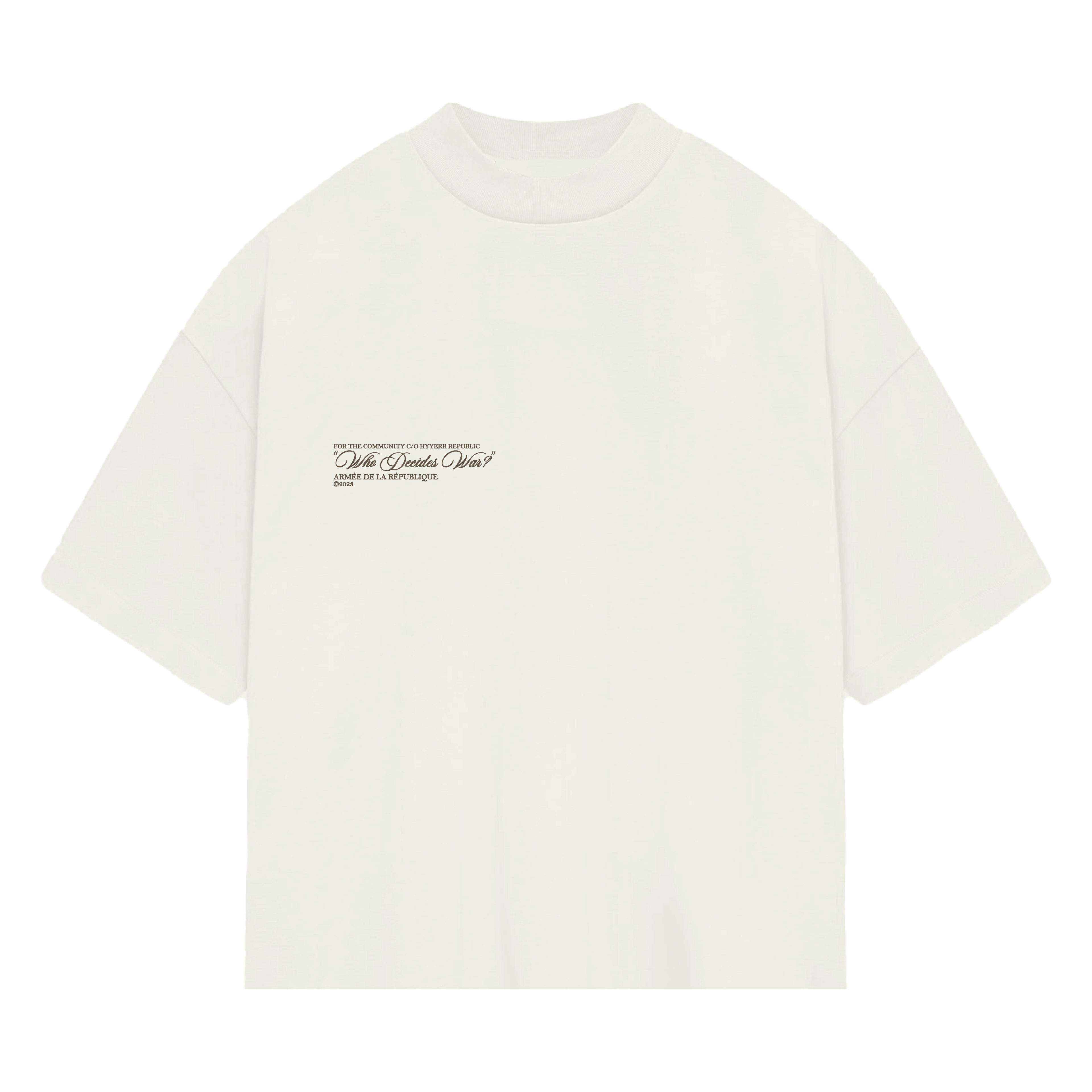 PEACE KEEPERS TEE - CREAM
